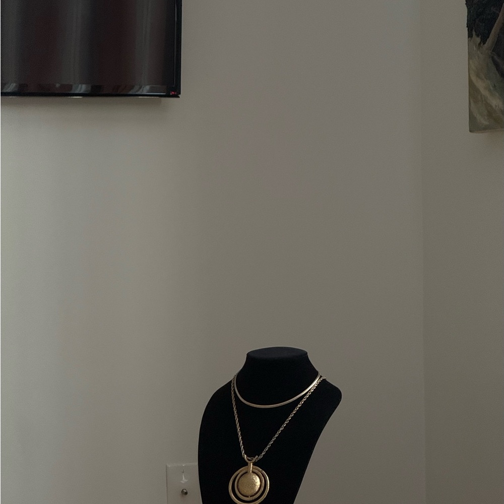 Perfect Gold Pendant Necklace for a unique, cool stack - Picture 7 of 8